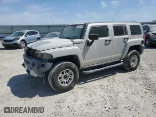 2008 Hummer H3 SUV with VIN 5GTEN13E988200594, listed as a Copart auction lot 49094585 with 161,323 mi miles and Salvage Title. Bid and sale history available at carsss.com. Image 1.