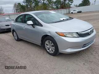 2012 Honda Civic LX z VIN 2HGFB2F51CH569122, wystawiony jako IAAI lot #41358744 z przebiegiem 148 557 mil mil oraz . Historia ofert i sprzedaży dostępna na DreamBid. Obrazek 1.