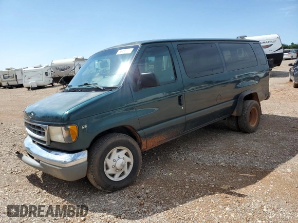 2000 Ford Econoline Passenger XL with VIN 1FBSS31L5YHA98957, listed as a Copart auction lot 56466624 with 102,350 mi miles and Salvage Title. Bid and sale history available at DreamBid. Image 1.