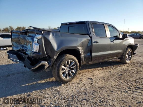 2021 Chevrolet Silverado 1500 LT with VIN 1GCUYDET9MZ379702, listed as a Copart auction lot 84435314 with 50,843 mi miles and Salvage Title. Bid and sale history available at carsss.com. Image 3.