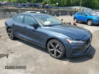 2024 Volvo S60 Plus Dark Theme with VIN 7JRL12TL7RG285605, listed as a Copart auction lot 59494665 with 12,762 mi miles and Salvage title. Bid and sale history available at DreamBid. Image 4.