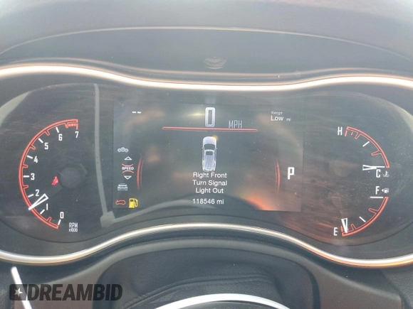 2019 Dodge Durango SXT Plus with VIN 1C4RDHAG4KC584913, listed as a Copart auction lot 44250275 with 118,546 mi miles and Salvage Title. Bid and sale history available at DreamBid. Image 9.