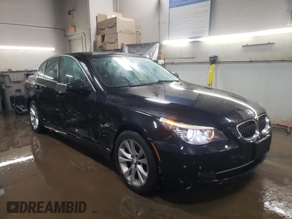2010 BMW 5 Series 535i xDrive with VIN WBANV9C56AC391171, listed as a Copart auction lot 44918135 with 163,298 mi miles and Salvage Title. Bid and sale history available at carsss.com. Image 4.