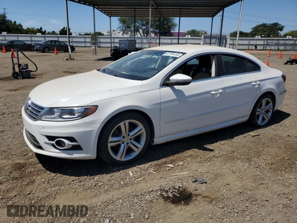 2015 Volkswagen CC R-Line with VIN WVWBP7AN9FE820483, listed as a Copart auction lot 61194153 with 111,077 mi miles. Bid and sale history available at carsss.com. Image 1.
