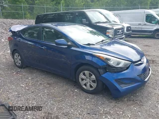 2016 Hyundai Elantra SE z VIN 5NPDH4AE7GH664692, wystawiony jako IAAI lot #42605703 z przebiegiem 195 853 mil mil oraz . Historia ofert i sprzedaży dostępna na DreamBid. Obrazek 1.
