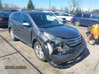 2014 Honda CR-V EX with VIN 2HKRM4H55EH704935, listed as a IAAI auction lot 41804349 with 135,642 mi miles. Bid and sale history available at carsss.com. Image 1.