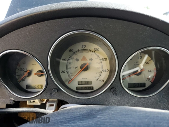 1998 Mercedes-Benz SLK 230/320 with VIN WDBKK47F3WF034054, listed as a Copart auction lot 63612355 with 79,793 mi miles and Clean title. Bid and sale history available at DreamBid. Image 9.