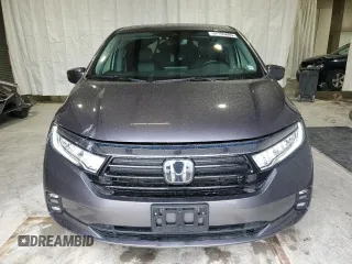 2022 Honda Odyssey EX-L with VIN 5FNRL6H74NB053215, listed as a Copart auction lot 54205895 with 57,958 mi miles and Salvage Title. Bid and sale history available at DreamBid. Image 5.