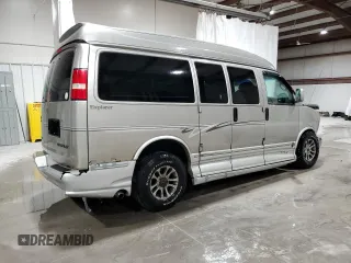 2004 Chevrolet Express Passenger z VIN 1GBFG15T741140422, wystawiony jako Copart lot #51949455 z przebiegiem 98 066 mil mil oraz Szkoda całkowita • Salvage title. Historia ofert i sprzedaży dostępna na DreamBid. Obrazek 3.