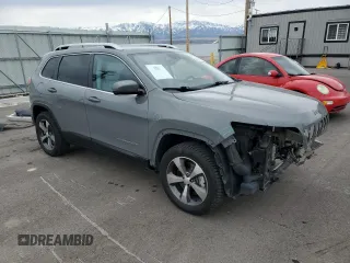 2020 Jeep Cherokee Limited with VIN 1C4PJMDN7LD624741, listed as a Copart auction lot 50826765 with 63,750 mi miles and Salvage title. Bid and sale history available at DreamBid. Image 4.