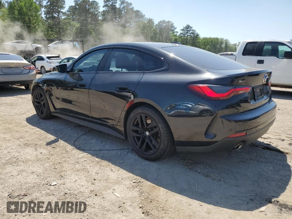 2023 BMW 4 Series 430i xDrive with VIN WBA73AV01PFN88144, listed as a Copart auction lot 53514735 with 61,582 mi miles and Salvage title. Bid and sale history available at DreamBid. Image 2.