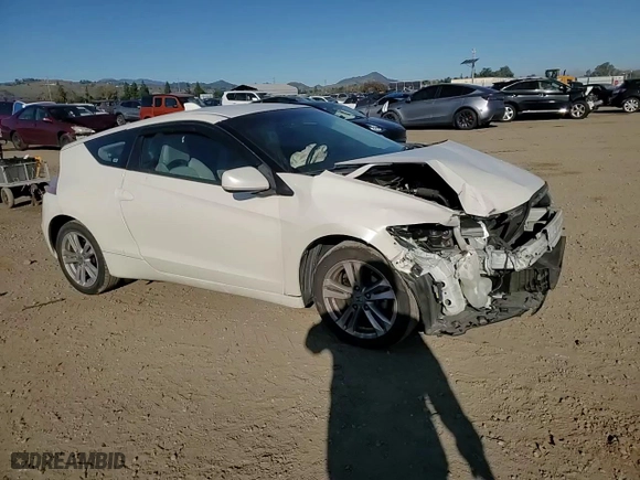 2011 Honda CR-Z EX with VIN JHMZF1C69BS004758, listed as a Copart auction lot 46300585 with 139,487 mi miles and Salvage Title. Bid and sale history available at carsss.com. Image 10.