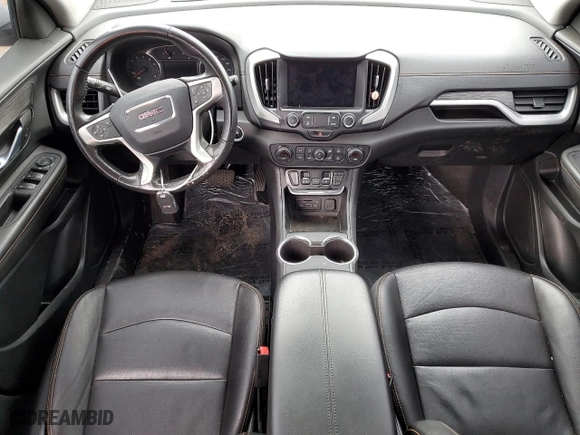 2020 GMC Terrain SLT with VIN 3GKALPEV8LL124005, listed as a Copart auction lot 46806245 with 124,270 mi miles and Salvage Title. Bid and sale history available at carsss.com. Image 8.