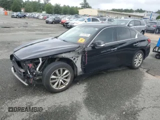 2015 Infiniti Q50 Premium with VIN JN1BV7AR3FM409257, listed as a Copart auction lot 61692265 with 127,344 mi miles and Clean title. Bid and sale history available at DreamBid. Image 1.