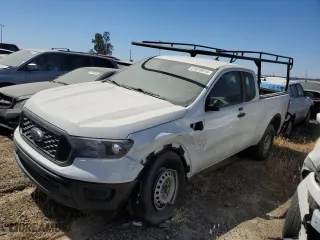 2021 Ford Ranger XL with VIN 1FTER1EH8MLD57785, listed as a Copart auction lot 51019514 with 96,091 mi miles and Salvage Title. Bid and sale history available at carsss.com. Image 1.