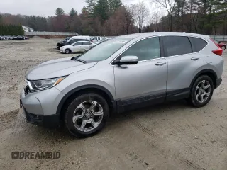2019 Honda CR-V EX with VIN 2HKRW2H55KH654614, listed as a Copart auction lot 51593385 with 48,438 mi miles and Salvage Title. Bid and sale history available at carsss.com. Image 1.