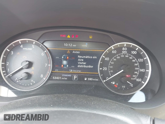 2020 Infiniti QX50 Luxe with VIN 3PCAJ5M34LF121980, listed as a IAAI auction lot 42274163 with 53,431 mi miles and . Bid and sale history available at DreamBid. Image 7.