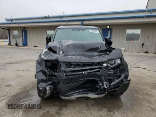 2025 Land Rover Defender with VIN SALEWFFE9S2369515, listed as a Copart auction lot 43980615 with 6,363 mi miles and Salvage title. Bid and sale history available at DreamBid. Image 5.