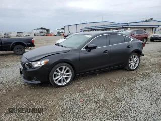 2016 Mazda Mazda6 i Touring with VIN JM1GJ1V50G1484911, listed as a Copart auction lot 48713525 with 87,050 mi miles and Salvage Title. Bid and sale history available at carsss.com. Image 1.