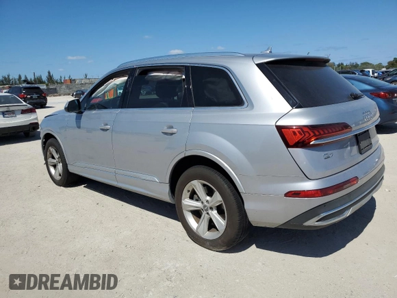 2020 Audi Q7 Premium with VIN WA1AJAF70LD009140, listed as a Copart auction lot 50980484 with 61,544 mi miles. Bid and sale history available at carsss.com. Image 2.
