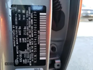 2018 Kia Optima LX z VIN 5XXGT4L38JG212129, wystawiony jako Copart lot #44492865 z przebiegiem 148 415 mil mil oraz Szkoda całkowita • Salvage title. Historia ofert i sprzedaży dostępna na DreamBid. Obrazek 12.