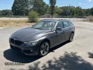2017 BMW 3 Series 330i xDrive with VIN WBA8K3C38HA022948, listed as a Copart auction lot 55524325 with 34,232 mi miles and Clean Title. Bid and sale history available at carsss.com. Image 2.