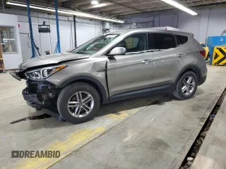 2017 Hyundai Santa Fe 2.4L z VIN 5NMZTDLB0HH000093, wystawiony jako Copart lot #54439865 z przebiegiem 71 831 mil mil oraz Szkoda całkowita • Salvage title. Historia ofert i sprzedaży dostępna na DreamBid. Obrazek 1.