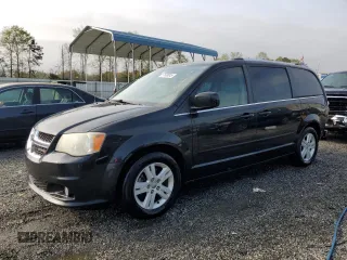 2013 Dodge Grand Caravan Crew with VIN 2C4RDGDG3DR693167, listed as a Copart auction lot 51666045 with 168,251 mi miles and Salvage Title. Bid and sale history available at DreamBid. Image 1.