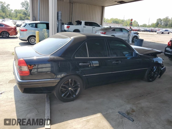 1996 Mercedes-Benz C with VIN WDBHA28E1TF402525, listed as a Copart auction lot 69050504 with 178,492 mi miles and Salvage Title. Bid and sale history available at carsss.com. Image 3.