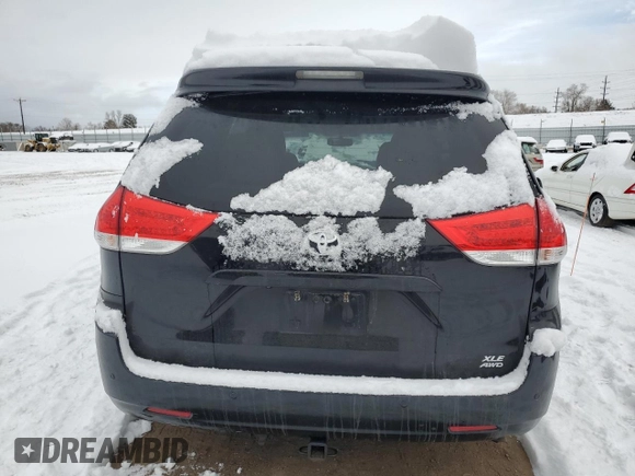 2014 Toyota Sienna Ltd with VIN 5TDDK3DC1ES093598, listed as a Copart auction lot 46439145 with 135,858 mi miles and Salvage Title. Bid and sale history available at carsss.com. Image 6.