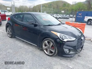 2013 Hyundai Veloster Turbo z VIN KMHTC6AE7DU106831, wystawiony jako IAAI lot #42115348 z przebiegiem 166 914 mil mil oraz . Historia ofert i sprzedaży dostępna na DreamBid. Obrazek 1.