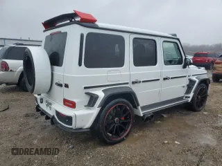 2022 Mercedes-Benz G AMG G 63 with VIN W1NYC7HJ9NX437938, listed as a Copart auction lot 46931025 with 27,101 mi miles and Salvage Title. Bid and sale history available at carsss.com. Image 3.