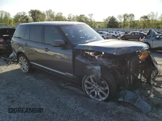 2016 Land Rover Range Rover HSE with VIN SALGS2VF0GA257268, listed as a Copart auction lot 52306245 with Not provided miles and Salvage title. Bid and sale history available at DreamBid. Image 4.