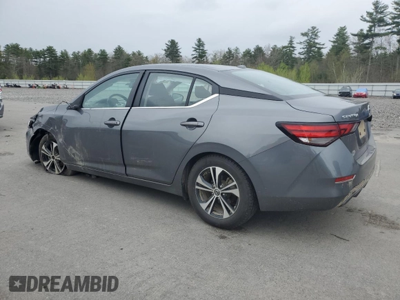 2021 Nissan Sentra SV with VIN 3N1AB8CV2MY297288, listed as a Copart auction lot 55493435 with 65,017 mi miles and Salvage title. Bid and sale history available at DreamBid. Image 2.