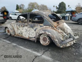 1967 Volkswagen Beetle with VIN 117229214, listed as a Copart auction lot 44974805 with Not provided miles and Non repairable. Bid and sale history available at DreamBid. Image 2.