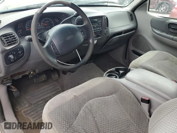 2000 Ford F-150 XL with VIN 1FTRX17W6YNA22330, listed as a Copart auction lot 55559795 with Not provided miles and Salvage title. Bid and sale history available at DreamBid. Image 8.