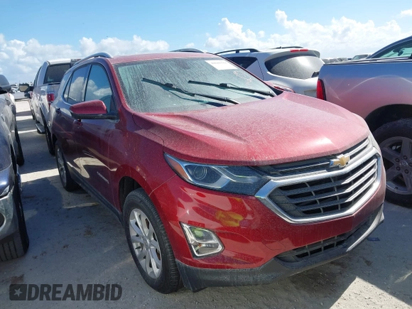 2019 Chevrolet Equinox LT z VIN 2GNAXUEV1K6227470, wystawiony jako IAAI lot #40608388 z przebiegiem Nie podano mil oraz . Historia ofert i sprzedaży dostępna na DreamBid. Obrazek 1.