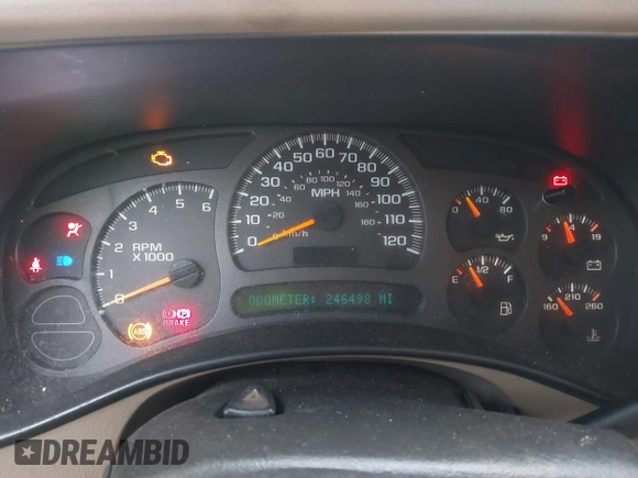 2004 Chevrolet Suburban LS with VIN 1GNEC16Z54J207144, listed as a IAAI auction lot 41244963 with 246,498 mi miles. Bid and sale history available at carsss.com. Image 7.