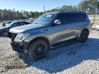 2019 Nissan Armada SL with VIN JN8AY2ND4K9088641, listed as a Copart auction lot 44327545 with 119,556 mi miles and Salvage Title. Bid and sale history available at carsss.com. Image 1.