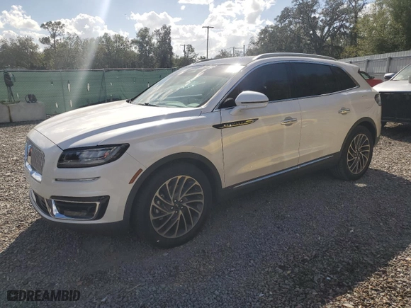 2019 Lincoln Nautilus Reserve with VIN 2LMPJ6LP0KBL62936, listed as a Copart auction lot 79125874 with 114,380 mi miles and Non Repairable. Bid and sale history available at carsss.com. Image 1.