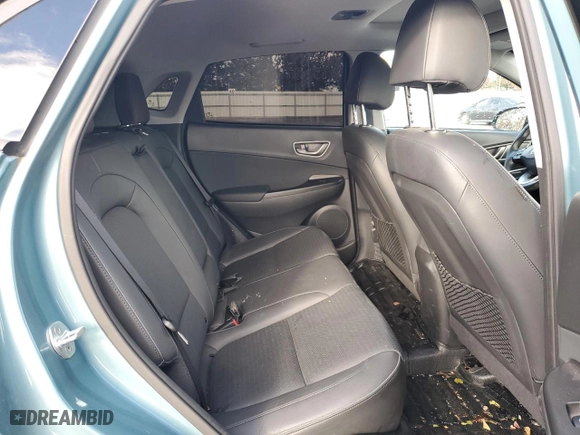 2019 Hyundai Kona Electric Ultimate with VIN KM8K53AG7KU053826, listed as a Copart auction lot 80148764 with 32,489 mi miles and Salvage Title. Bid and sale history available at carsss.com. Image 10.