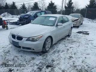 2004 BMW 5 Series 530i with VIN WBANA73524B047329, listed as a IAAI auction lot 41613554 with 240,000 mi miles and . Bid and sale history available at carsss.com. Image 2.