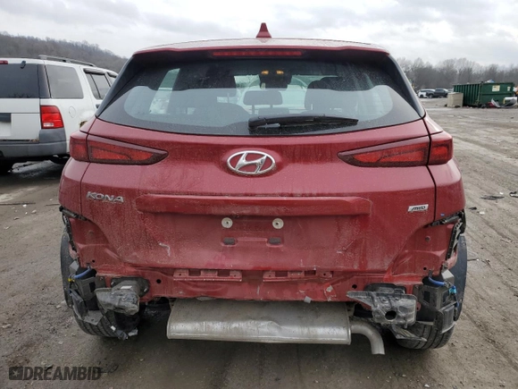 2023 Hyundai Kona SE with VIN KM8K2CAB7PU062224, listed as a Copart auction lot 46856375 with 39,321 mi miles and Salvage Title. Bid and sale history available at carsss.com. Image 6.