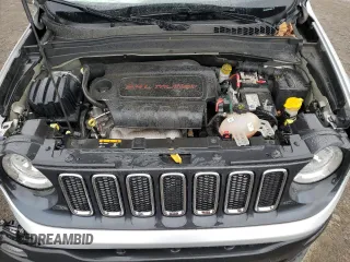2017 Jeep Renegade Altitude with VIN ZACCJBBB0HPE84035, listed as a Copart auction lot 57789515 with 53,458 mi miles and Salvage title. Bid and sale history available at DreamBid. Image 12.