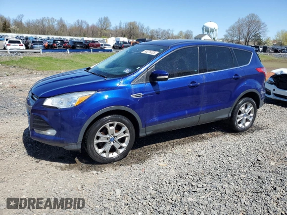 2013 Ford Escape SEL with VIN 1FMCU9HX7DUA78826, listed as a Copart auction lot 53275325 with 128,650 mi miles and Salvage title. Bid and sale history available at DreamBid. Image 1.
