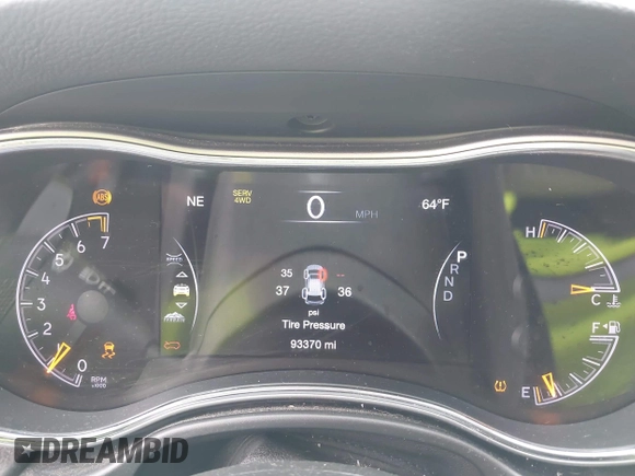 2018 Jeep Grand Cherokee Limited with VIN 1C4RJFBG8JC349148, listed as a IAAI auction lot 42451189 with 93,370 mi miles and . Bid and sale history available at DreamBid. Image 7.
