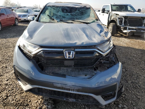 2022 Honda CR-V Hybrid EX-L with VIN 5J6RT6H87NL017647, listed as a Copart auction lot 82653784 with 0 mi miles and Salvage Title. Bid and sale history available at carsss.com. Image 5.