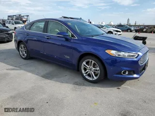 2016 Ford Fusion Energi Titanium with VIN 3FA6P0SU5GR236004, listed as a Copart auction lot 69173462 with 56,099 mi miles. Bid and sale history available at carsss.com. Image 4.