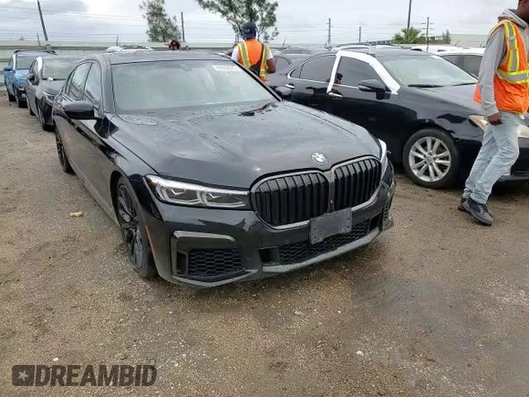 2021 BMW 7 Series 750i xDrive with VIN WBA7U2C08MCF16539, listed as a Copart auction lot 49942073 with 19,846 mi miles. Bid and sale history available at carsss.com. Image 10.