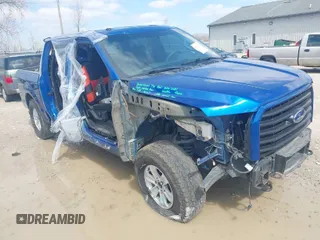 2017 Ford F-150 XL with VIN 1FTEW1EP2HFB87914, listed as a IAAI auction lot 41930611 with 100,281 mi miles. Bid and sale history available at carsss.com. Image 1.
